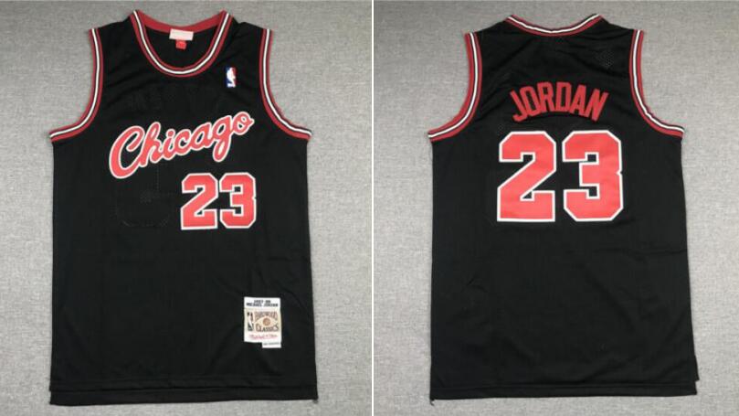 Youth Black Chicago Bulls #23 Michael Jordan Stitched Basketball Jersey